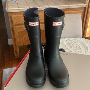 Hunter short Black Rain Boots
